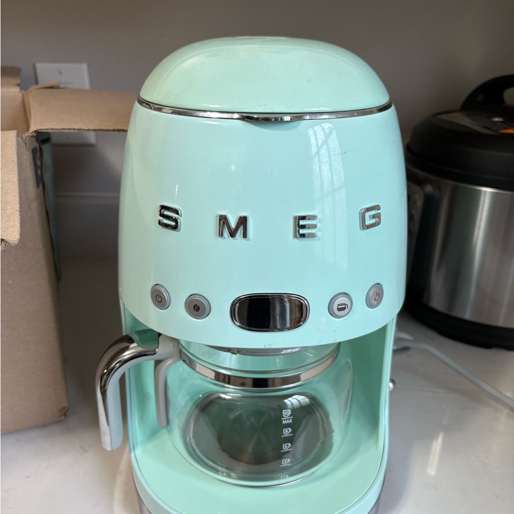 Smeg Mint Green Coffee Maker